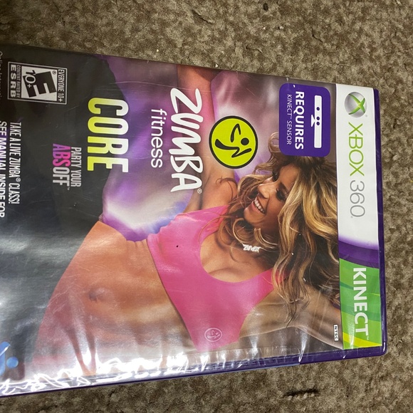 *6A  XBOX 360 Zumba fitness Kinect new game core workout party your abbs off - Picture 5 of 6